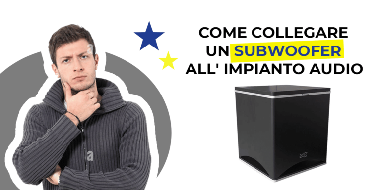 Come collegare un subwoofer all' impianto audio guida